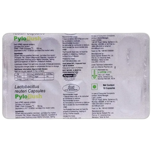 pyloflush capsule 10's